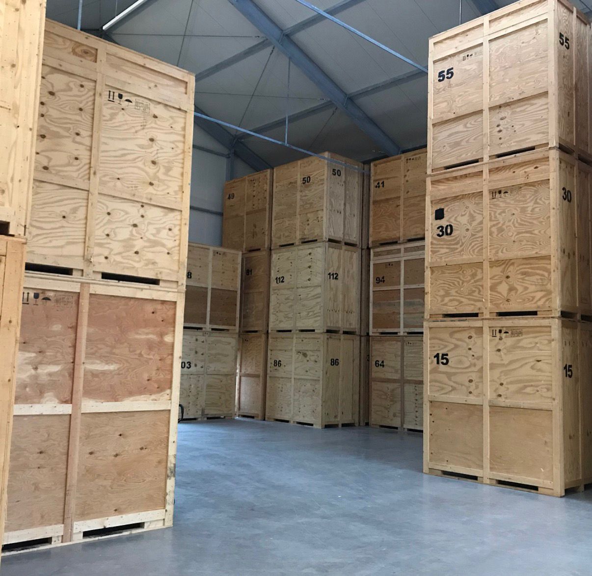 Möbellagerung Mannheim - Holzkisten