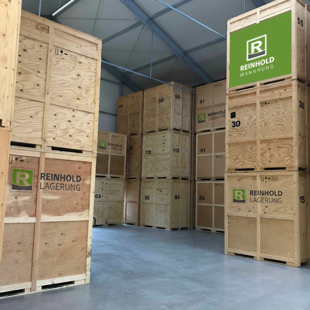 Möbellagerung Mannheim - Holzkisten